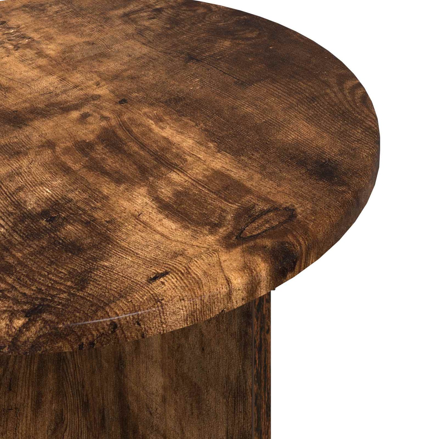 vidaXL Side Table Set 2 pcs Smoked Oak Engineered Wood