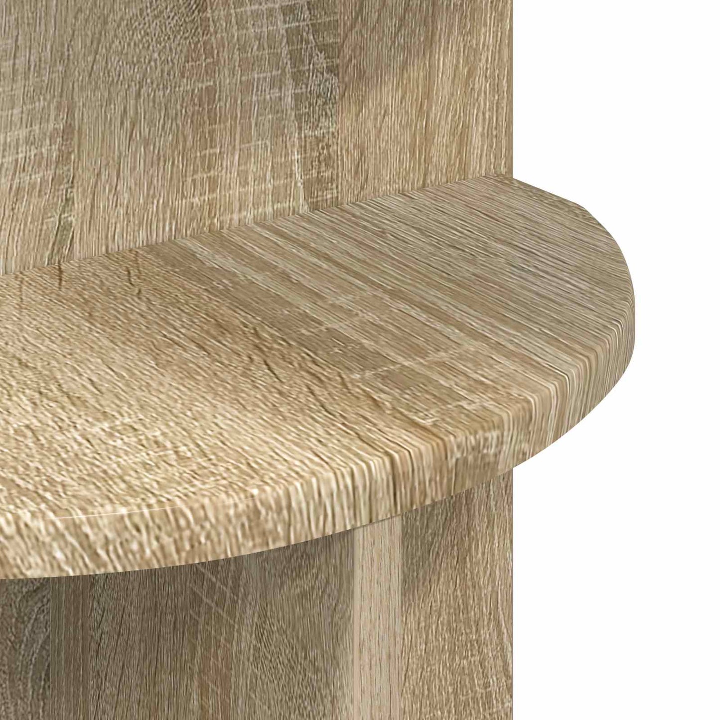 vidaXL Side Table Sonoma Oak Ø 39.5 x 55 cm Engineered Wood
