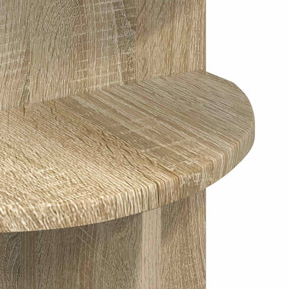 vidaXL Side Table Sonoma Oak Ø 39.5 x 55 cm Engineered Wood