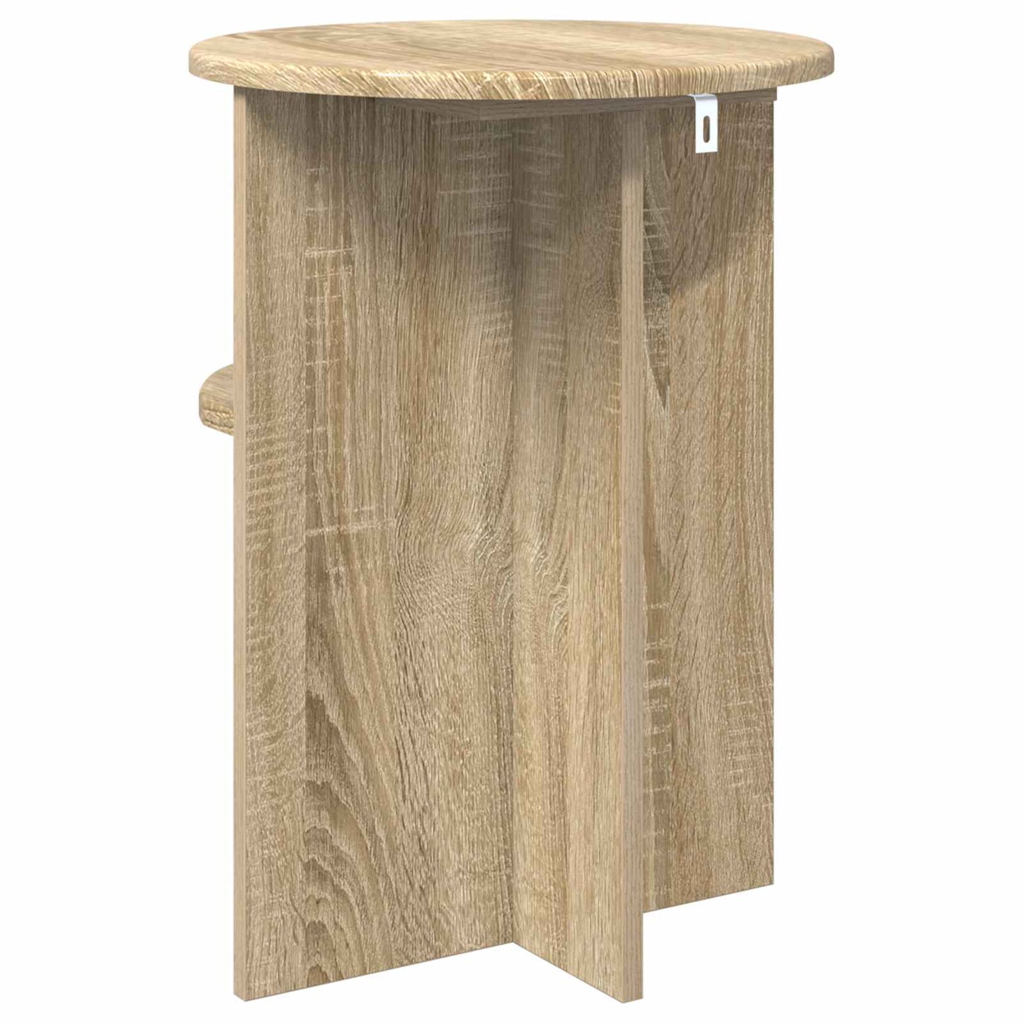 vidaXL Side Table Sonoma Oak Ø 39.5 x 55 cm Engineered Wood