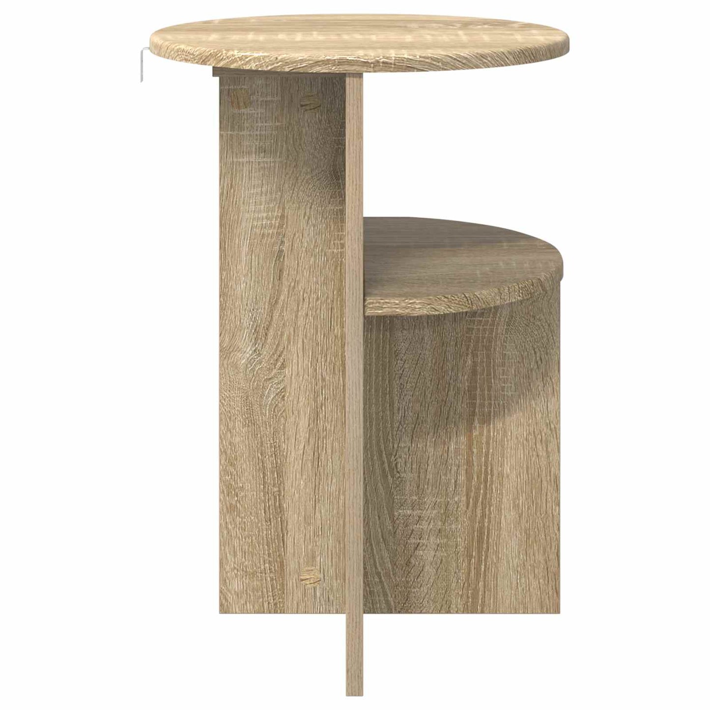vidaXL Side Table Sonoma Oak Ø 39.5 x 55 cm Engineered Wood