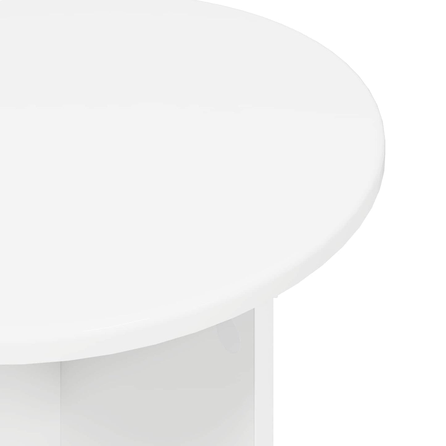 vidaXL Side Table Set 2 pcs White Ø 45 x 35 cm Engineered Wood
