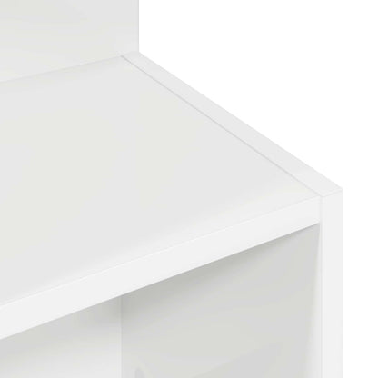 vidaXL Side Table White Ø 39.5 x 55 cm Engineered Wood