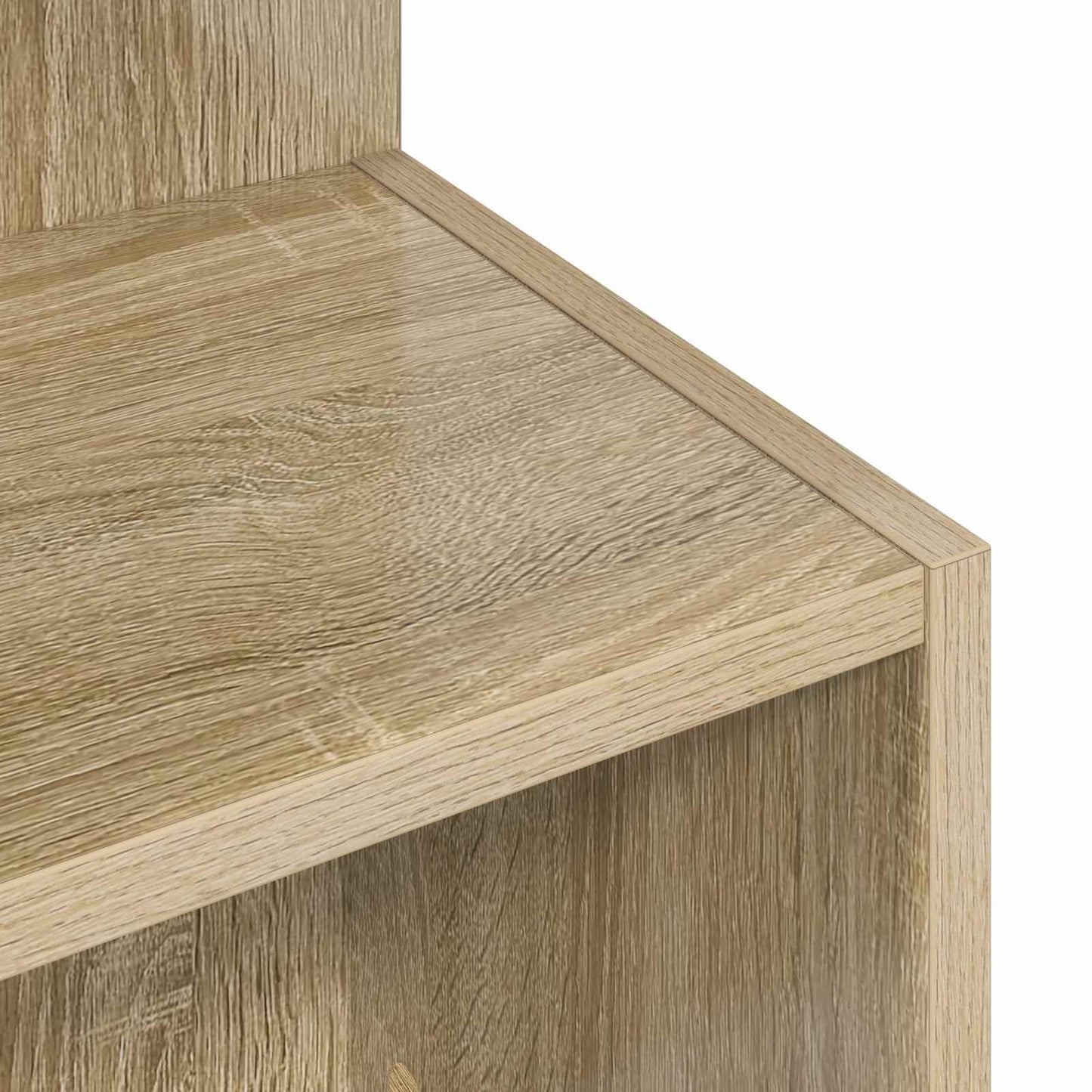 vidaXL Side Table Sonoma Oak Ø 39.5 x 55 cm Engineered Wood