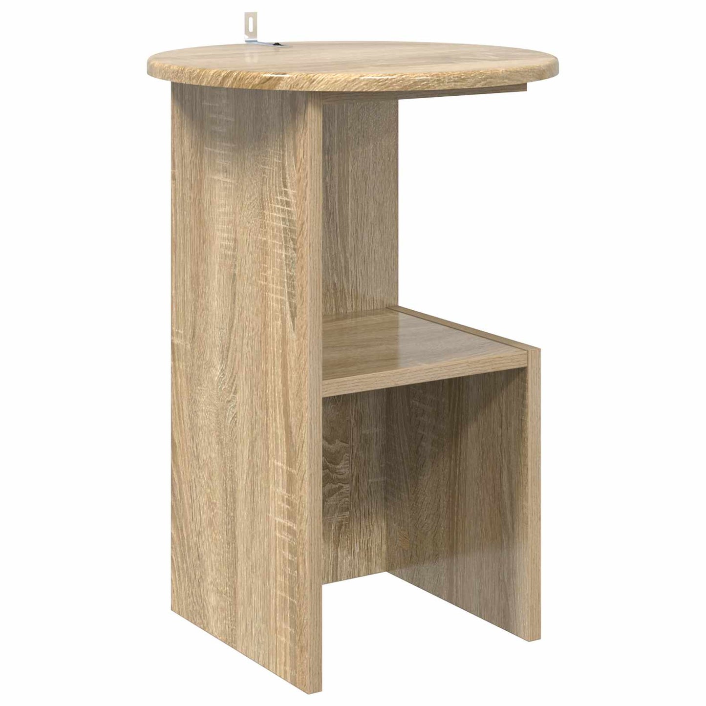 vidaXL Side Table Sonoma Oak Ø 39.5 x 55 cm Engineered Wood