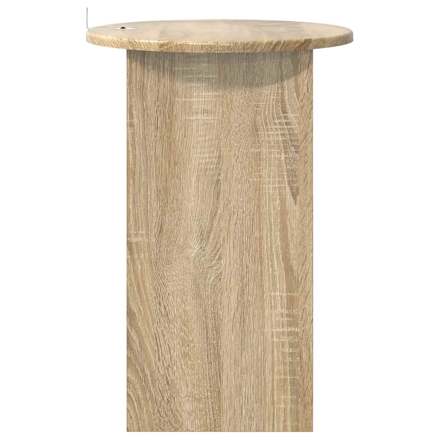 vidaXL Side Table Sonoma Oak Ø 39.5 x 55 cm Engineered Wood