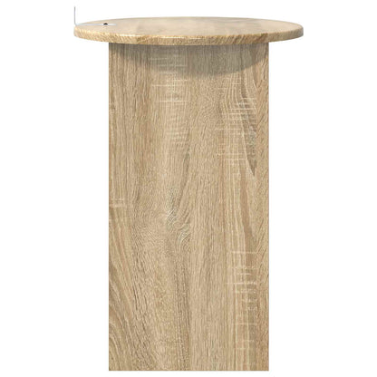 vidaXL Side Table Sonoma Oak Ø 39.5 x 55 cm Engineered Wood