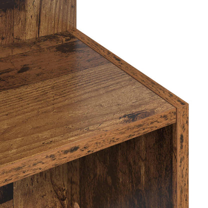 vidaXL Side Table Old Wood Ø 39.5 x 55 cm Engineered Wood