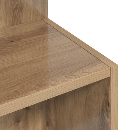 vidaXL Side Table Artisan Oak Ø 39.5 x 55 cm Engineered Wood