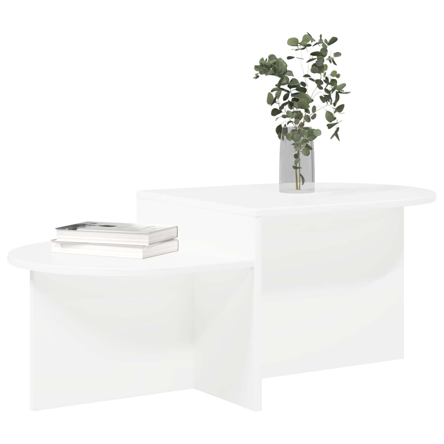 vidaXL Coffee Table White 100 x 50 x 40 cm Engineered Wood