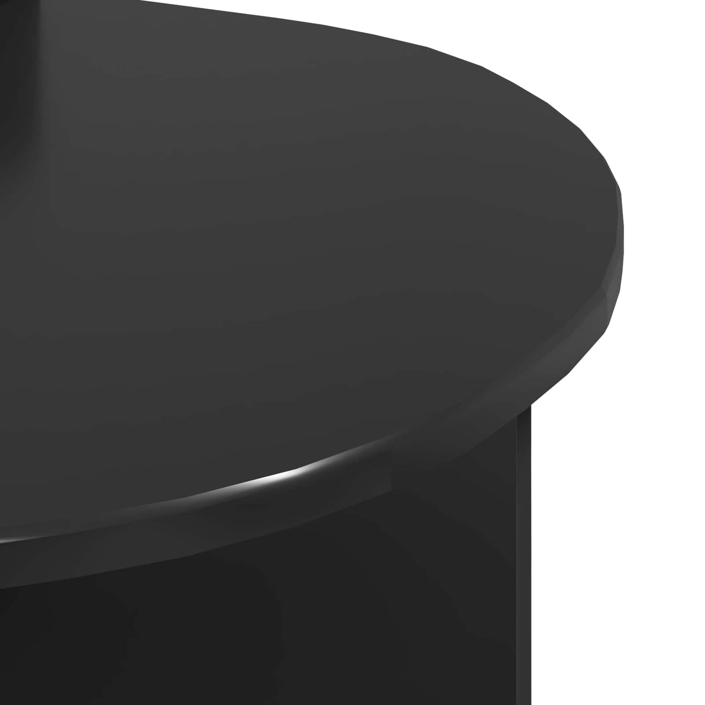vidaXL Coffee Table Black Oak 100 x 50 x 40 cm Engineered Wood