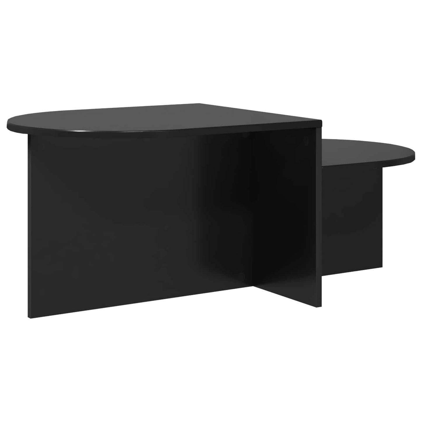 vidaXL Coffee Table Black Oak 100 x 50 x 40 cm Engineered Wood