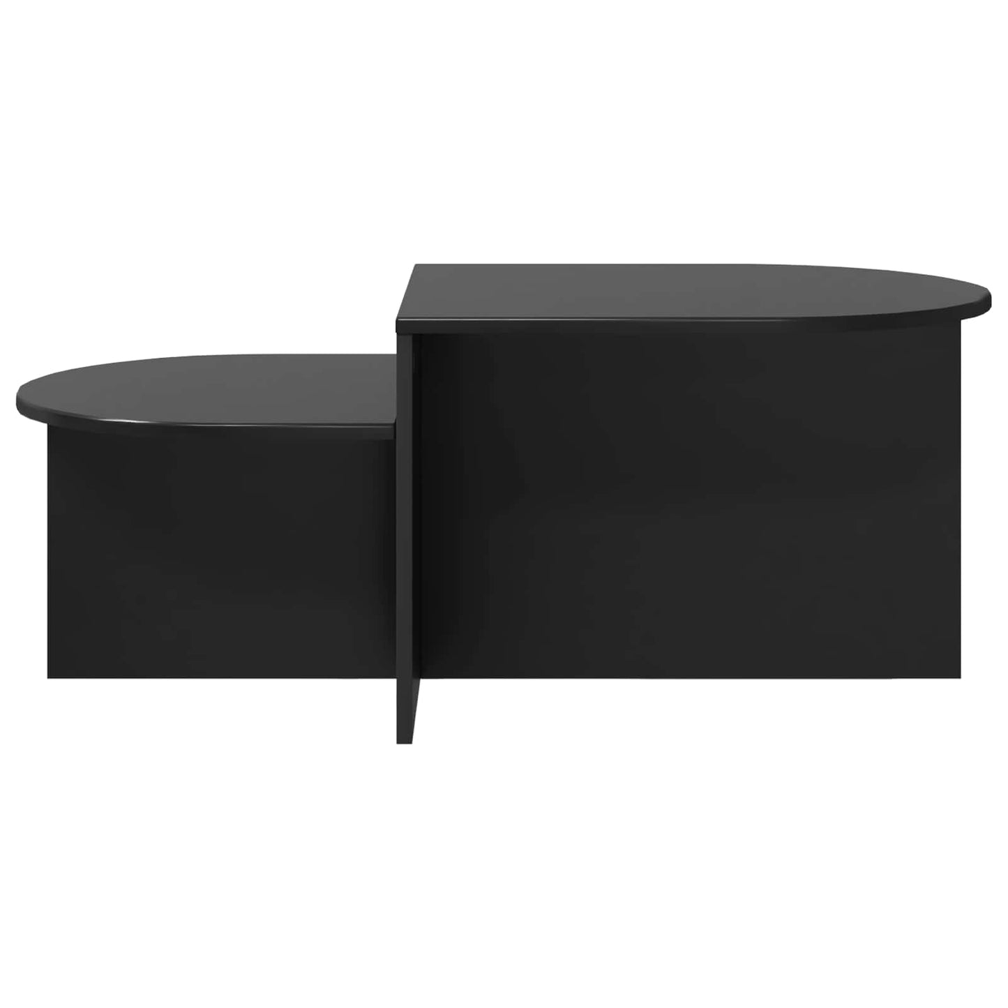 vidaXL Coffee Table Black Oak 100 x 50 x 40 cm Engineered Wood