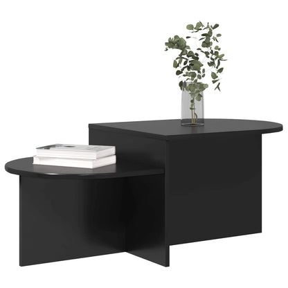 vidaXL Coffee Table Black Oak 100 x 50 x 40 cm Engineered Wood