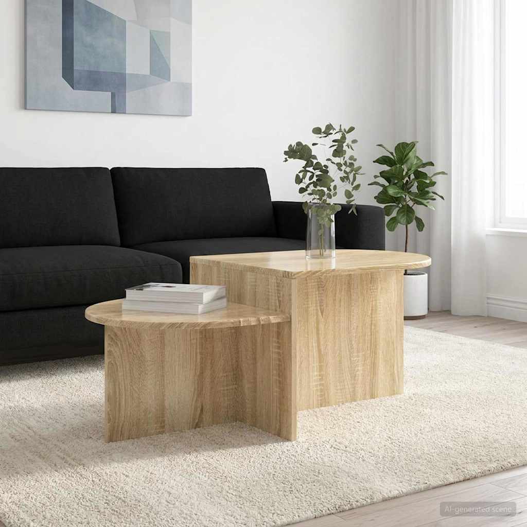vidaXL Coffee Table Sonoma Oak 100 x 50 x 40 cm Engineered Wood