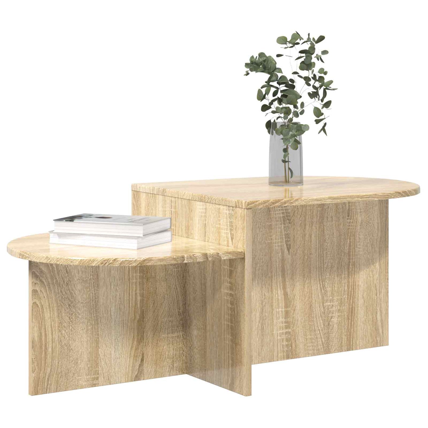 vidaXL Coffee Table Sonoma Oak 100 x 50 x 40 cm Engineered Wood