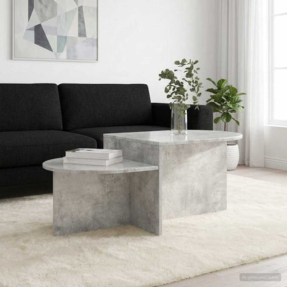 vidaXL Coffee Table Concrete Grey 100 x 50 x 40 cm Engineered Wood