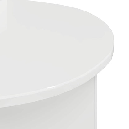 vidaXL Coffee Table High Gloss White 100 x 50 x 40 cm Engineered Wood