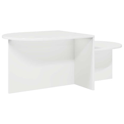 vidaXL Coffee Table High Gloss White 100 x 50 x 40 cm Engineered Wood