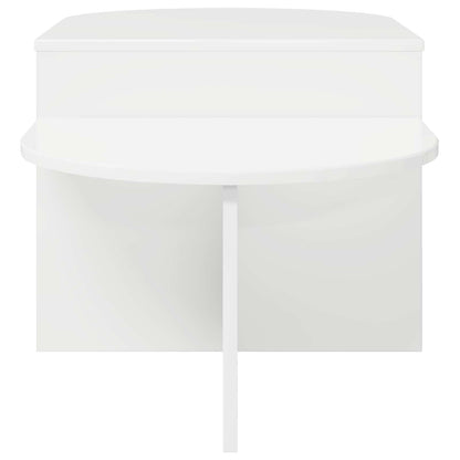 vidaXL Coffee Table High Gloss White 100 x 50 x 40 cm Engineered Wood