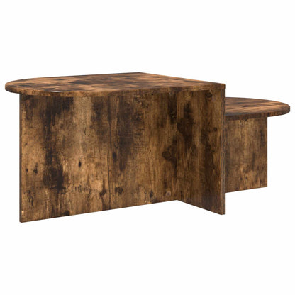 vidaXL Coffee Table Smoked Oak 100 x 50 x 40 cm Engineered Wood