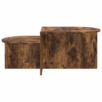 vidaXL Coffee Table Smoked Oak 100 x 50 x 40 cm Engineered Wood