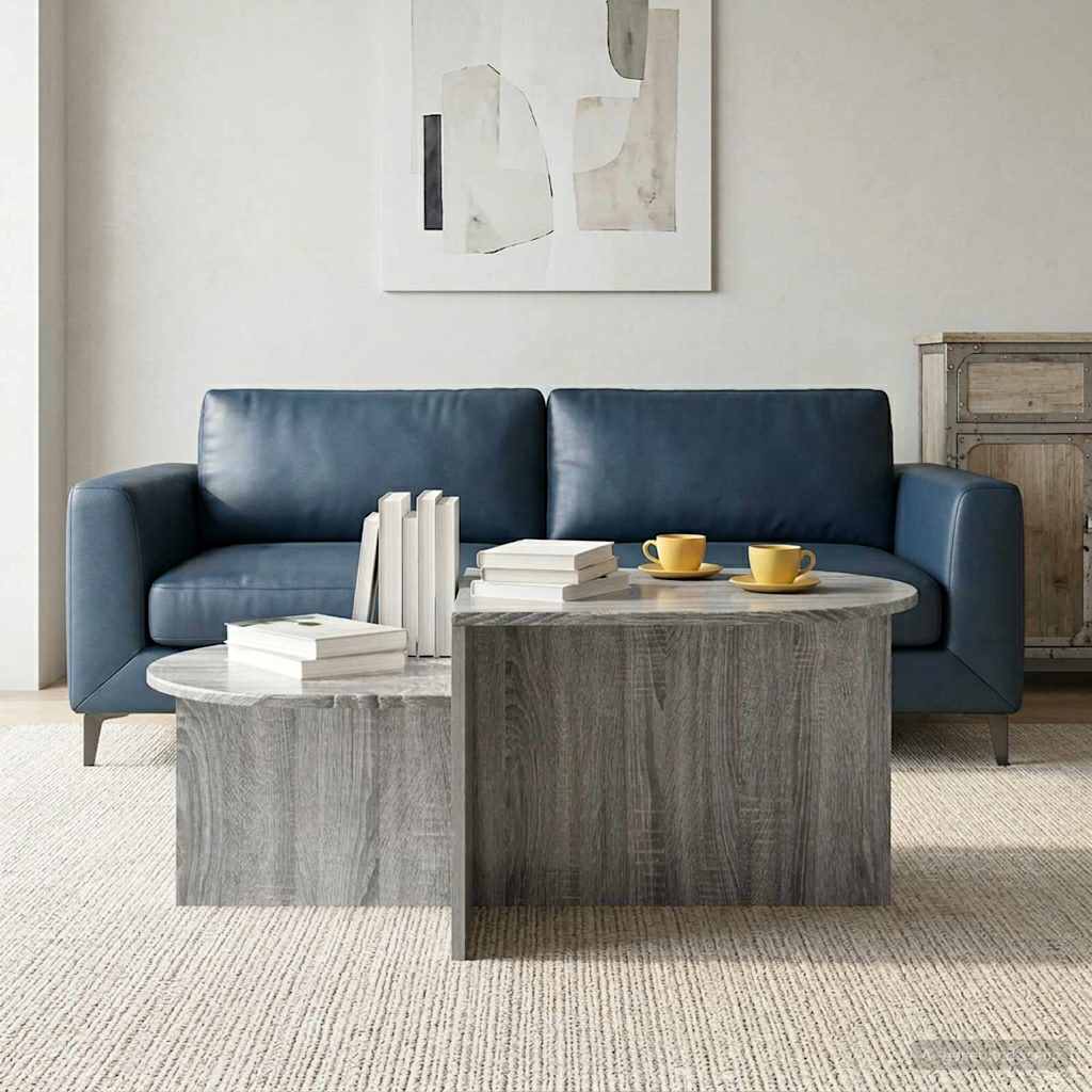 vidaXL Coffee Table Grey Sonoma 100 x 50 x 40 cm Engineered Wood