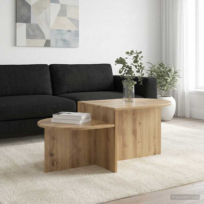 vidaXL Coffee Table Artisan Oak 100 x 50 x 40 cm Engineered Wood