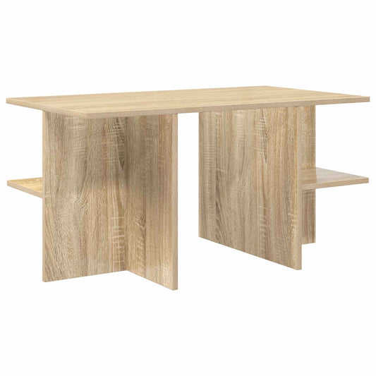 vidaXL Coffee Table Sonoma Oak 87 x 50 x 45 cm Engineered Wood