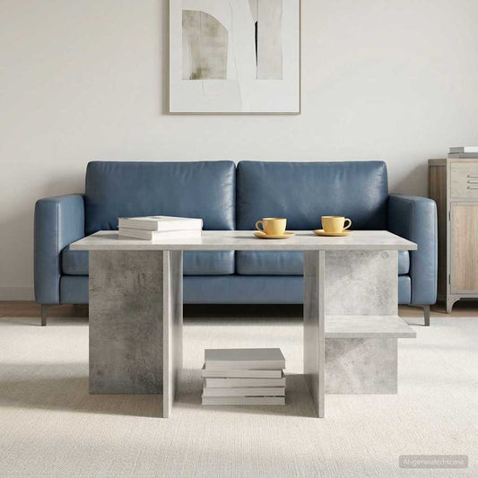 vidaXL Coffee Table Concrete Grey 87 x 50 x 45 cm Engineered Wood