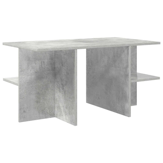 vidaXL Coffee Table Concrete Grey 87 x 50 x 45 cm Engineered Wood