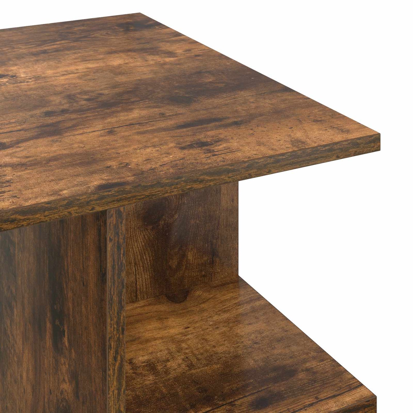 vidaXL Coffee Table Smoked Oak 87 x 50 x 45 cm Engineered Wood