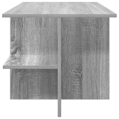 vidaXL Coffee Table Grey Sonoma 87 x 50 x 45 cm Engineered Wood