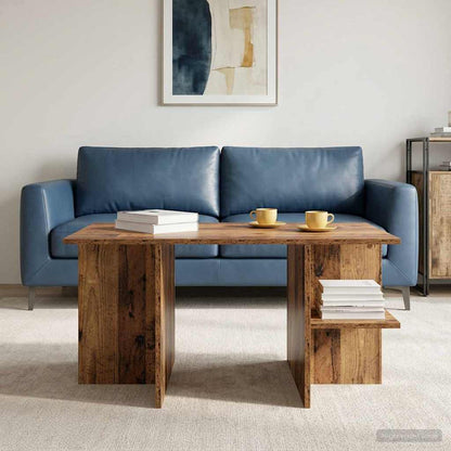 vidaXL Coffee Table Old Wood 87 x 50 x 45 cm Engineered Wood
