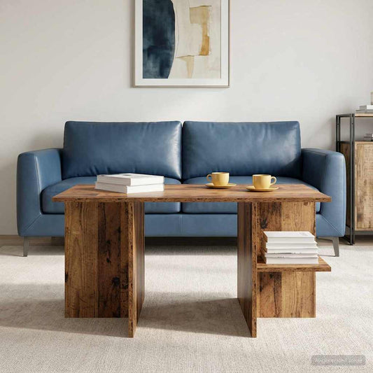 vidaXL Coffee Table Old Wood 87 x 50 x 45 cm Engineered Wood