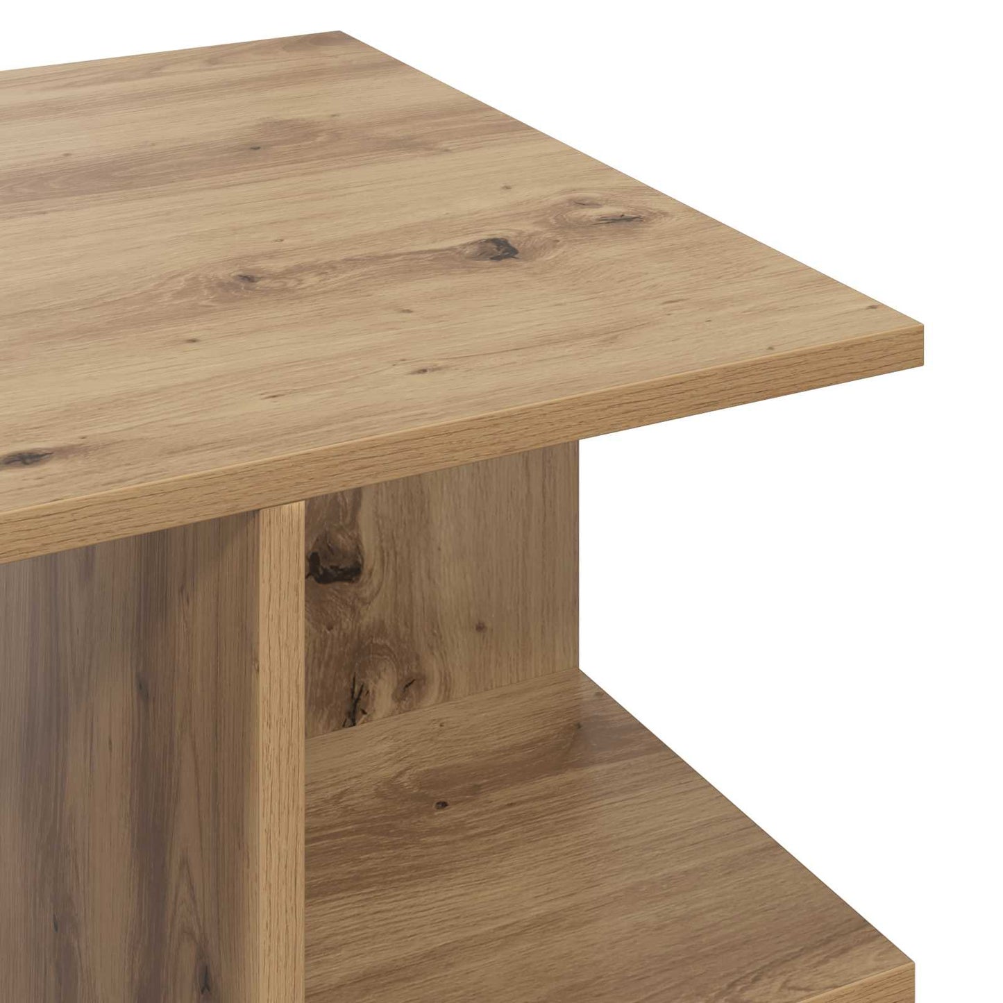 vidaXL Coffee Table Artisan Oak 87 x 50 x 45 cm Engineered Wood