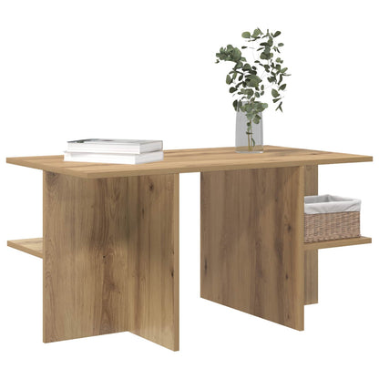 vidaXL Coffee Table Artisan Oak 87 x 50 x 45 cm Engineered Wood