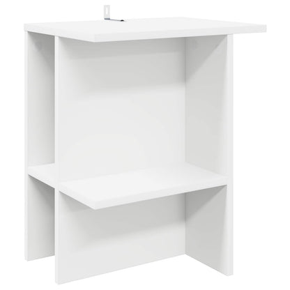 vidaXL Coffee Table White 40 x 30 x 49 cm Engineered Wood