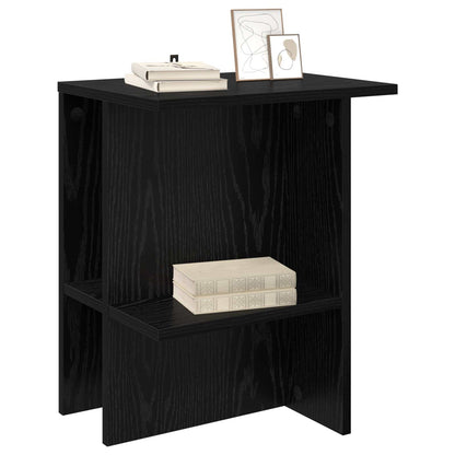 vidaXL Coffee Table Black Oak 40 x 30 x 49 cm Engineered Wood
