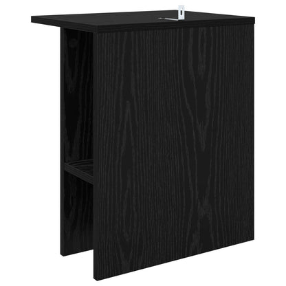 vidaXL Coffee Table 2 pcs Black Oak 40 x 30 x 49 cm Engineered Wood