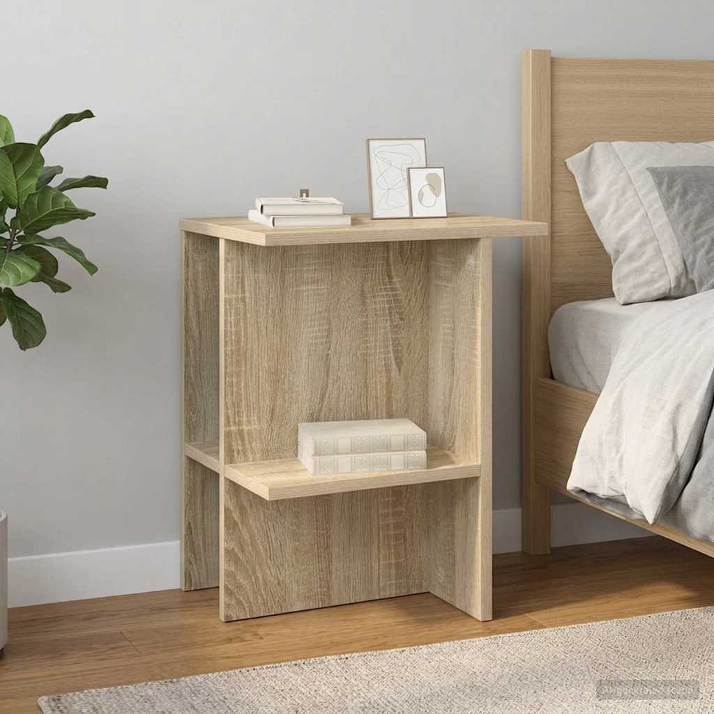 vidaXL Coffee Table Sonoma Oak 40 x 30 x 49 cm Engineered Wood
