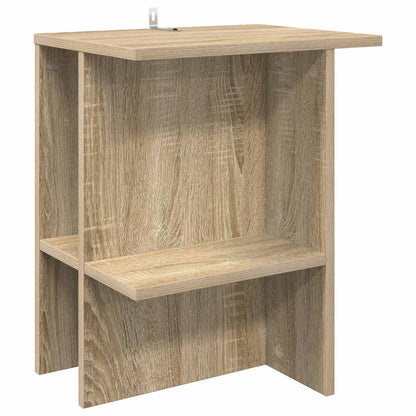 vidaXL Coffee Table 2 pcs Sonoma Oak 40 x 30 x 49 cm Engineered Wood