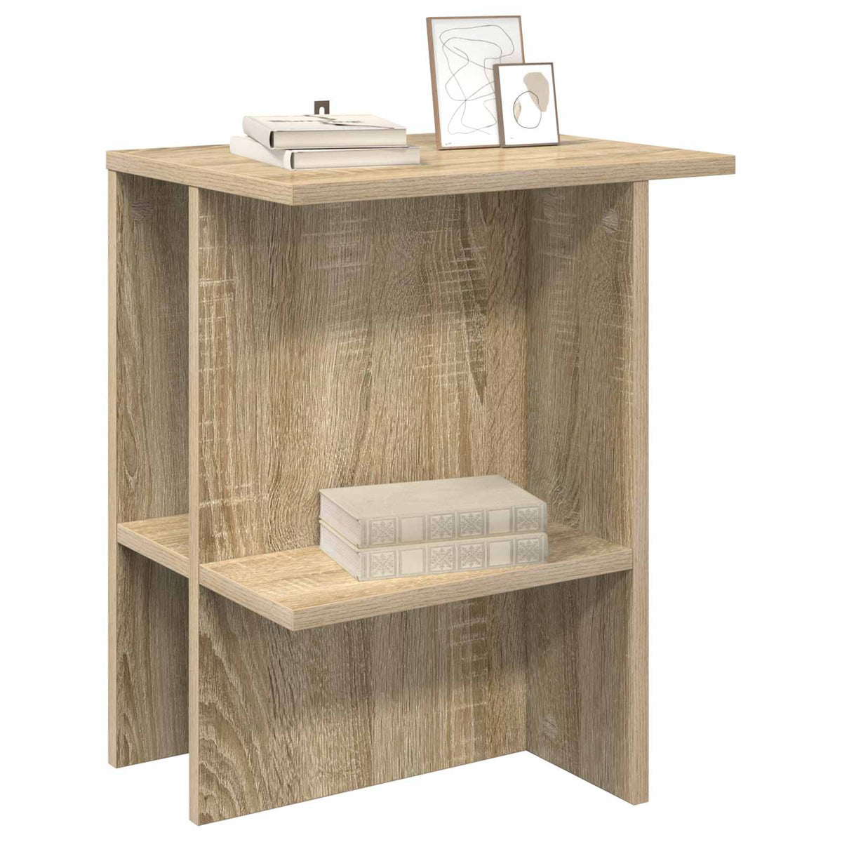 vidaXL Coffee Table 2 pcs Sonoma Oak 40 x 30 x 49 cm Engineered Wood