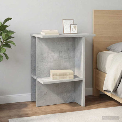 vidaXL Coffee Table Concrete Grey 40 x 30 x 49 cm Engineered Wood