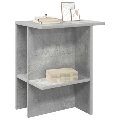 vidaXL Coffee Table Concrete Grey 40 x 30 x 49 cm Engineered Wood
