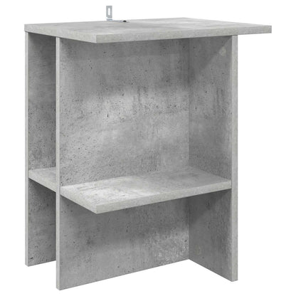 vidaXL Coffee Table 2 pcs Concrete Grey 40 x 30 x 49 cm