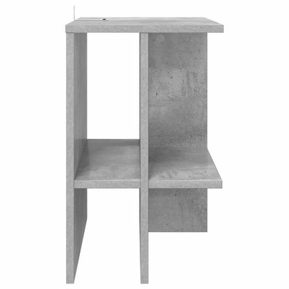 vidaXL Coffee Table 2 pcs Concrete Grey 40 x 30 x 49 cm