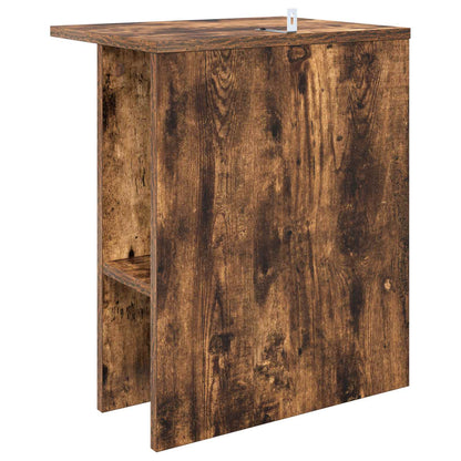 vidaXL Coffee Table Smoked Oak 40 x 30 x 49 cm Engineered Wood
