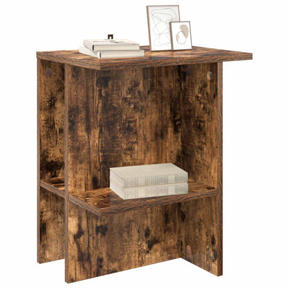 vidaXL Coffee Table Smoked Oak 40 x 30 x 49 cm Engineered Wood