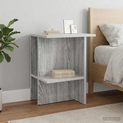 vidaXL Coffee Table Grey Sonoma 40 x 30 x 49 cm Engineered Wood